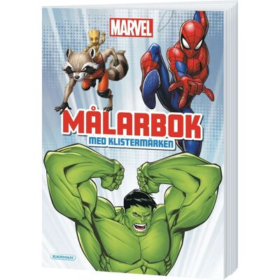 Kärnan Marvel Värityssivu tarroilla - Väritä ja leiki Kärnan Marvel Värityssivu tarroilla - Väritä ja leiki