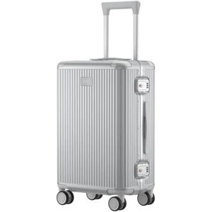 Xiaomi BHR9078GL, Matkalaukku, Kova kuori, Hopea, 4 renkaita, Rullapyörä, TSA-avainlukko Xiaomi BHR9078GL, Matkalaukku, Kova kuori, Hopea, 4 renkaita, Rullapyörä, TSA-avainlukko