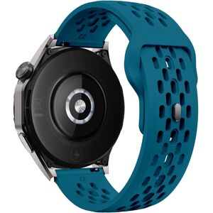 Garmin vivoactive 5 / Venu 2 Plus silikonikellonauha 20mm ontto säädettävä hihna - Syaani Garmin vivoactive 5 / Venu 2 Plus silikonikellonauha 20mm ontto säädettävä hihna - Syaani