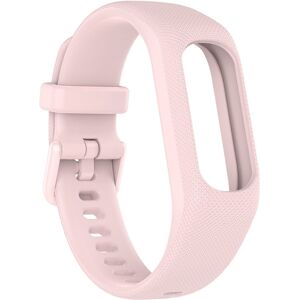 Garmin Vivosmart 5 silikonikellon hihna ja kotelo - Ruusu Vaaleanpunainen Garmin Vivosmart 5 silikonikellon hihna ja kotelo - Ruusu Vaaleanpunainen