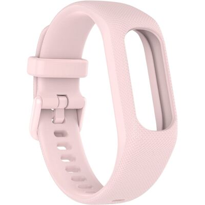 Garmin Vivosmart 5 teksturoitu silikonikellon hihna - Pinkki Garmin Vivosmart 5 teksturoitu silikonikellon hihna - Pinkki