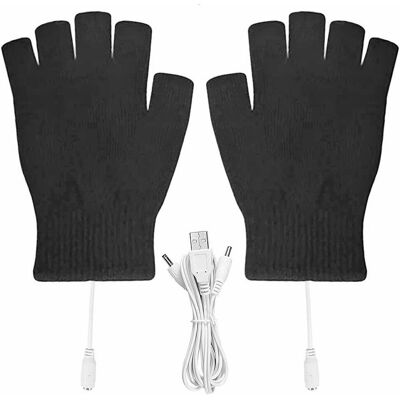 Generic - USB Heated Gloves - Musta - Lämpöty Gloves Generic - USB Heated Gloves - Musta - Lämpöty Gloves