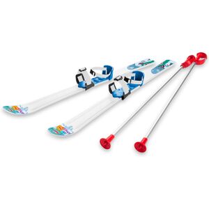 Lasten sukset 70 cm ja suksisauvat, valkoinen/sininen Lasten sukset 70 cm ja suksisauvat, valkoinen/sininen
