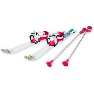 Lasten sukset 70 cm ja suksisauvat, valkoinen/vaaleanpunainen Lasten sukset 70 cm ja suksisauvat, valkoinen/vaaleanpunainen