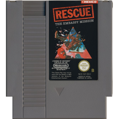 Rescue The Embassy Mission - Nintendo 8-bit/NES - PAL B/SCN (KÄYTETTY TAVARA) Rescue The Embassy Mission - Nintendo 8-bit/NES - PAL B/SCN (KÄYTETTY TAVARA)