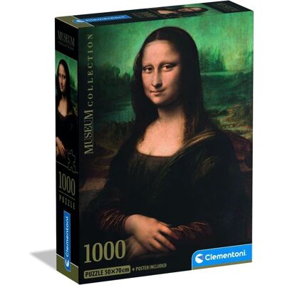 Clementoni Mona Lisa 1000 palan palapeli - Museokokoelma Clementoni Mona Lisa 1000 palan palapeli - Museokokoelma