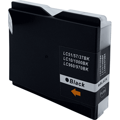 Brother LC1000BK mustekasetti, musta – tarvike, premium Brother LC1000BK mustekasetti, musta – tarvike, premium