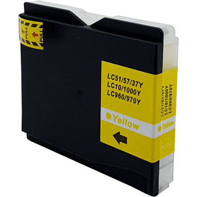 Brother LC1000Y mustekasetti, keltainen – tarvike, premium Brother LC1000Y mustekasetti, keltainen – tarvike, premium
