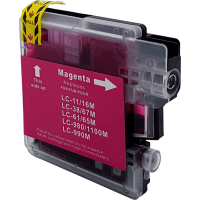 Brother LC980M mustekasetti, magenta – tarvike, premium Brother LC980M mustekasetti, magenta – tarvike, premium