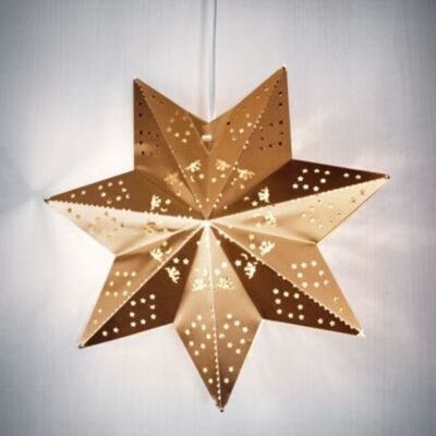 Airam Leena Metallitähti Messinki Led 30cm Airam Leena Metallitähti Messinki Led 30cm