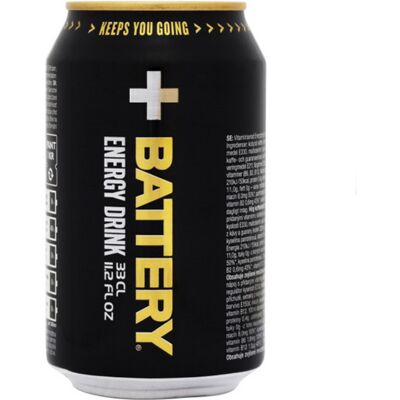 BATTERY ENERGY DRINK Battery Energiajuoma 330ml 24-pack BATTERY ENERGY DRINK Battery Energiajuoma 330ml 24-pack