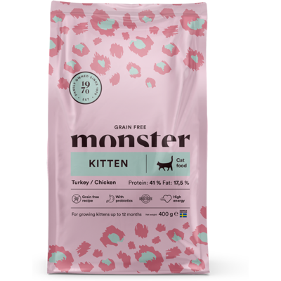 Monster Cat Grain Free Kitten Turkey & Chicken Monster Cat Grain Free Kitten Turkey & Chicken