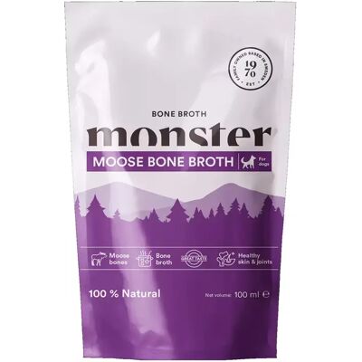 Monster Bone Broth Moose Hirvi 350ml Monster Bone Broth Moose Hirvi 350ml