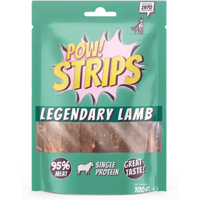 POW! POW Strips Legendary Lamb Lammas 100g POW! POW Strips Legendary Lamb Lammas 100g