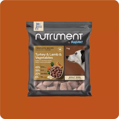 RAUH! Nutriment Kalkkuna-Lammas-kasvikset Turkey-Lamb-Vegetables RAUH! Nutriment Kalkkuna-Lammas-kasvikset Turkey-Lamb-Vegetables