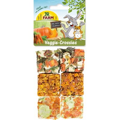 JR Farm Jr. Farm Veggie-Crossies Vihanneskeksit jyrsijän herkku 100g JR Farm Jr. Farm Veggie-Crossies Vihanneskeksit jyrsijän herkku 100g