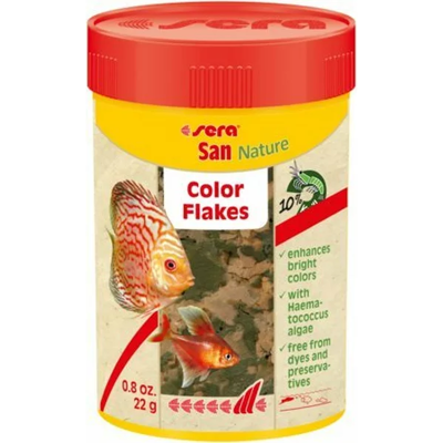 Sera San Nature Väriruoka akvaariokaloille 60g Sera San Nature Väriruoka akvaariokaloille 60g
