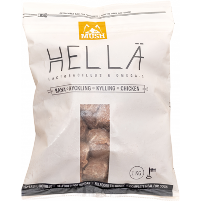 MUSH Hellä Kana Koiran täysravinto MUSH Hellä Kana Koiran täysravinto