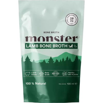 Monster Bone Broth Lamb Lammas 350ml Monster Bone Broth Lamb Lammas 350ml