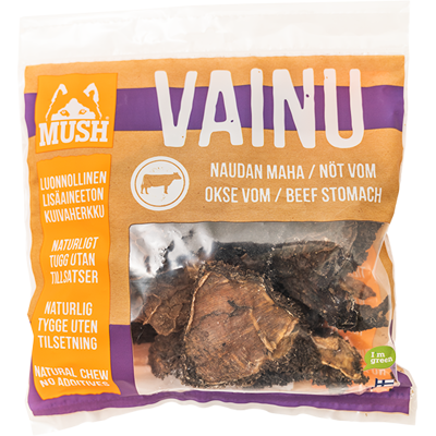 Mush Vainu Naudan mahalaukku - Herkku koirille ja kissoille Mush Vainu Naudan mahalaukku - Herkku koirille ja kissoille