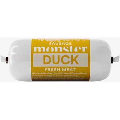 Monster Duck Sausage Ankka Makkara treenimakkara 400g Monster Duck Sausage Ankka Makkara treenimakkara 400g