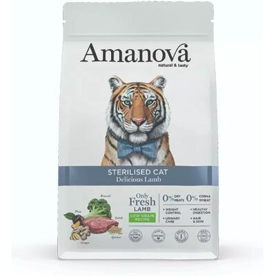 Amanova cat adult Sterilised lammas - kvinoa low grain kissanruoka Amanova cat adult Sterilised lammas - kvinoa low grain kissanruoka