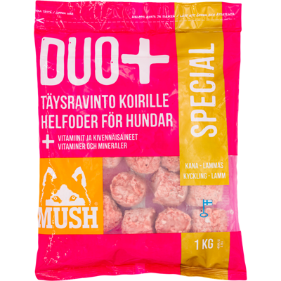 MUSH DUO+ Special kana-lammas 1kg MUSH DUO+ Special kana-lammas 1kg
