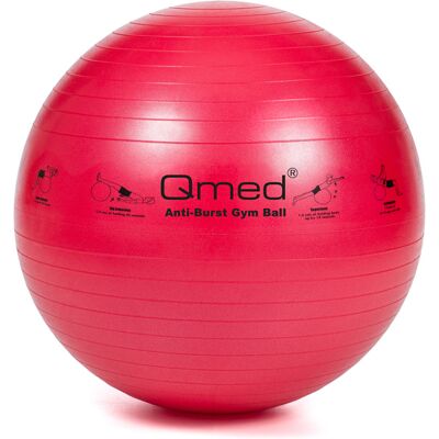 Qmed ABS GYM Ball jumppapallo, punainen, 55cm Qmed ABS GYM Ball jumppapallo, punainen, 55cm