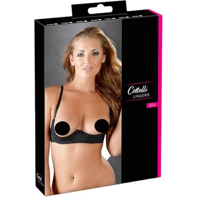 Cottelli - Basic-rintaliivit (musta) - 75C Cottelli - Basic-rintaliivit (musta) - 75C