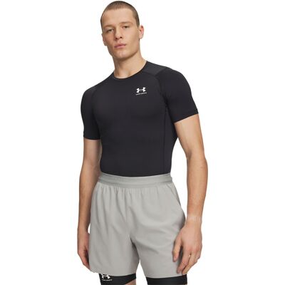Under Armour HeatGear Compression T-paita (miehet) - Black, L Under Armour HeatGear Compression T-paita (miehet) - Black, L