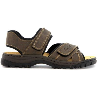 Rieker 25051-27 -sandaalit (miehet) - Tobacco/Black, 45 Rieker 25051-27 -sandaalit (miehet) - Tobacco/Black, 45