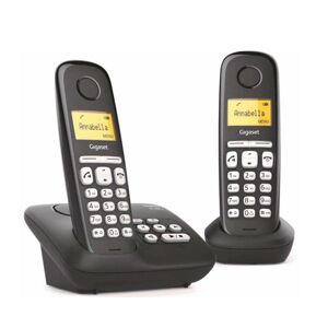 Siemens Gigaset AL385A Duo puhelin + puhelinvastaaja musta