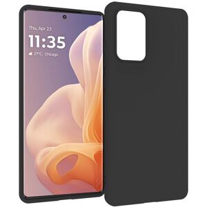 SKALO Motorola Moto G85 5G Matta Musta Ultra-Tahmea TPU Kotelo - Puhelimen Kuori SKALO Motorola Moto G85 5G Matta Musta Ultra-Tahmea TPU Kotelo - Puhelimen Kuori