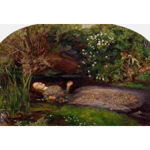 Ophelia,Sir John Everett Millais,60x40cm
