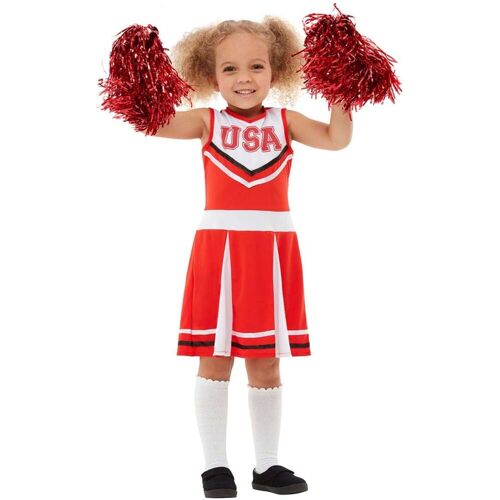 Funiglobal Funidelia   Cheerleader -asu tytöille ▶ Cheerleader, Amerikkalainen jalkapallo, Lukio, Ammatit - Punainen