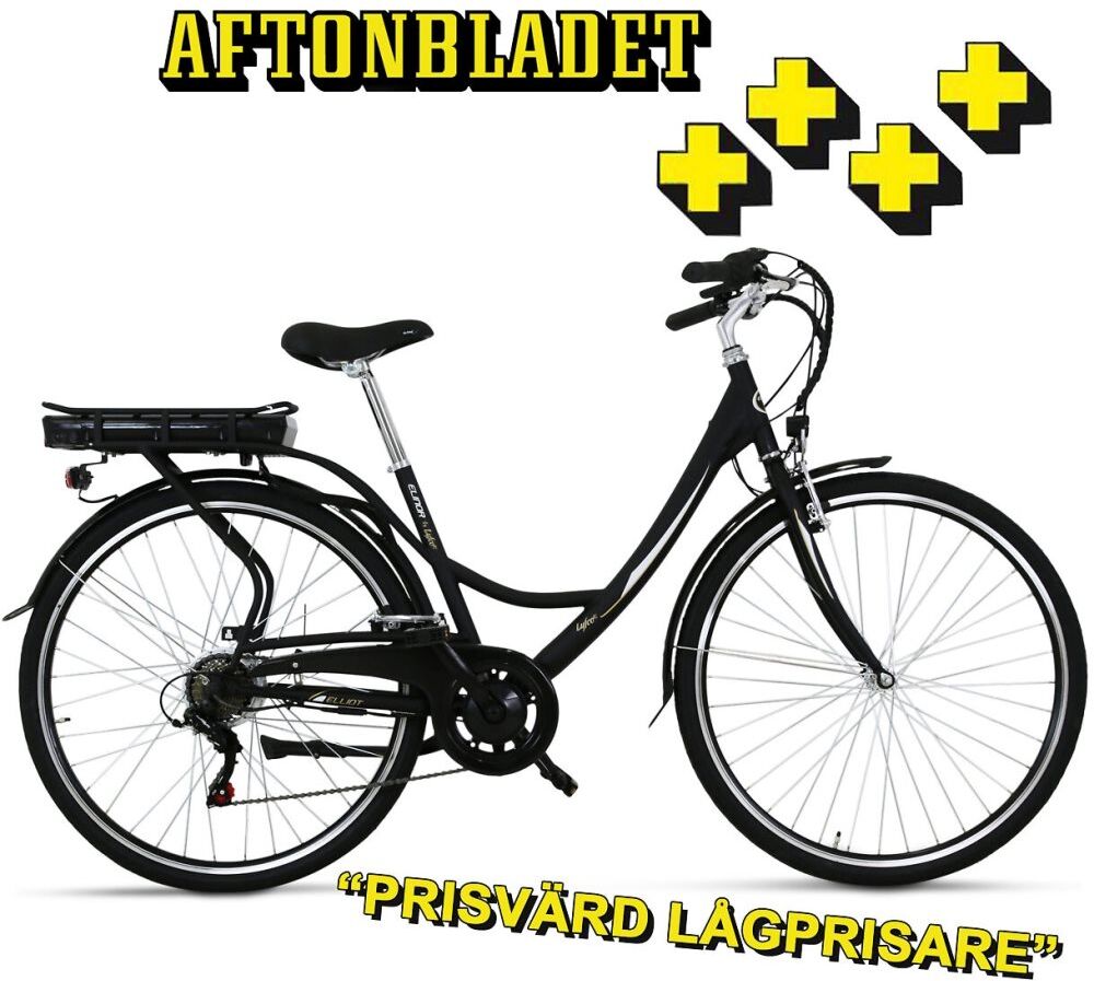 Naisten sähköpyörä 28" 7 vaihdetta 250 W - 10,4 Ah Lyfco Elinor