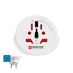 SKROSS Virta-Adapteri Skross 1500211-E Eurooppalainen Kansainvälinen