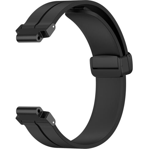 INF Silikoninen kaksisävyinen rannekellohihna Garmin Forerunner -kelloon Musta  Garmin Forerunner 220/230/235/620/630/735