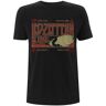 Led Zeppelin Unisex T-Shirt: Zeppelin & Smoke (Large)
