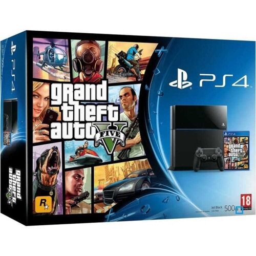 SONY PLAYSTATION 4 500Gb + GTA 5 (ps4) (käytetty, hyvä kunto)