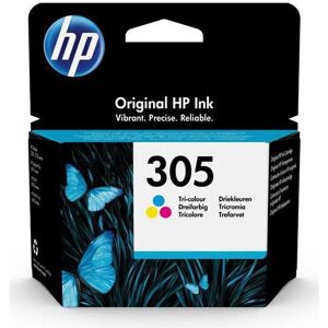 HP Alkuperäinen Hp 305 -Värikasetti, Kolmivärinen, Hp Deskjet 2300/2700 / Plus 4100, Envy 6000 / Pro 6400 (3ym60ae)
