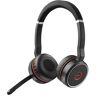 Jabra Evolve 75 MS Stereo Kuulokkeet Langallinen & langaton Pääpanta Toimisto/puhelukeskus Micro-USB Bluetooth Musta, Punainen