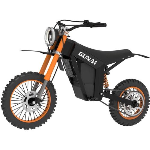 Sähkömoottoripyörä Offroad GUNAI GN 21 Moped Ebike 1200W 48V 21Ah Huippunopeus 55km/h