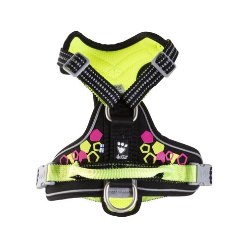 Hurtta Weekend Warrior Neon sele licorice 40-45 cm