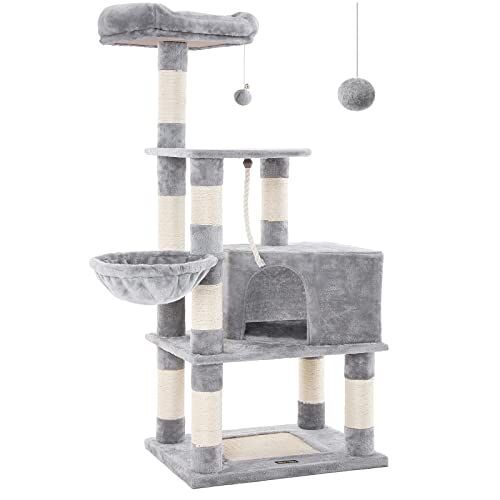 FEANDREA Feardrea Stable Catte Tree, Legt revitty 138 cm, kevyt gruap