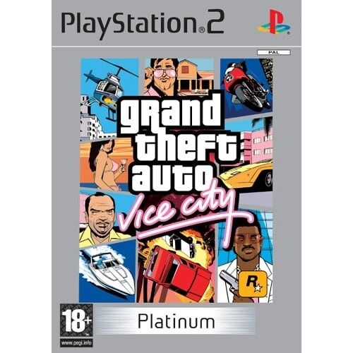 Sony Grand Theft Auto: Vice City - Platinum - Playstation 2 (käytetty)