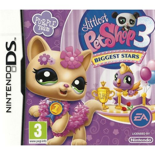 Littlest Pet Shop 3: Biggest Stars Purple Team - Nintendo DS (käytetty)