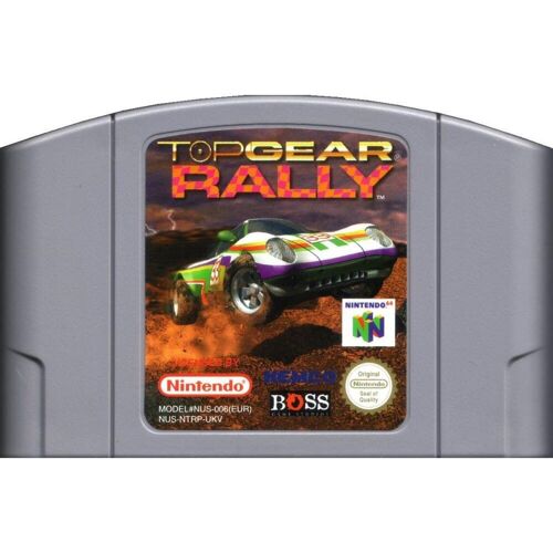 Top Gear Rally Nintendo 64 (Käytetty, Vain kasetti)