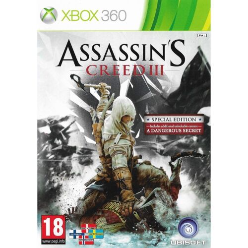 Microsoft Assassins Creed III Xbox 360 Special Edition Nordic (Käytetty)