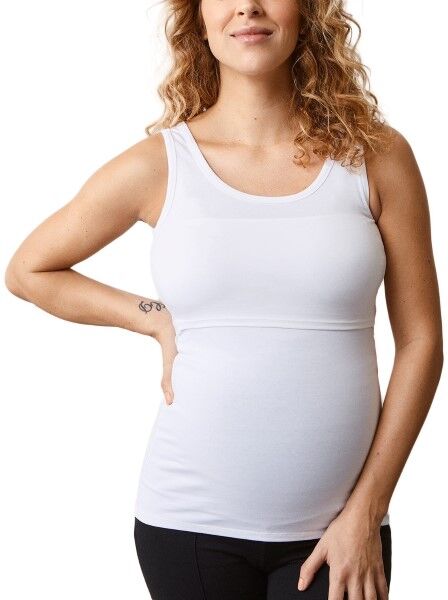 Boob Classic Nursing Top - White  - Size: 0350 - Color: valkoinen